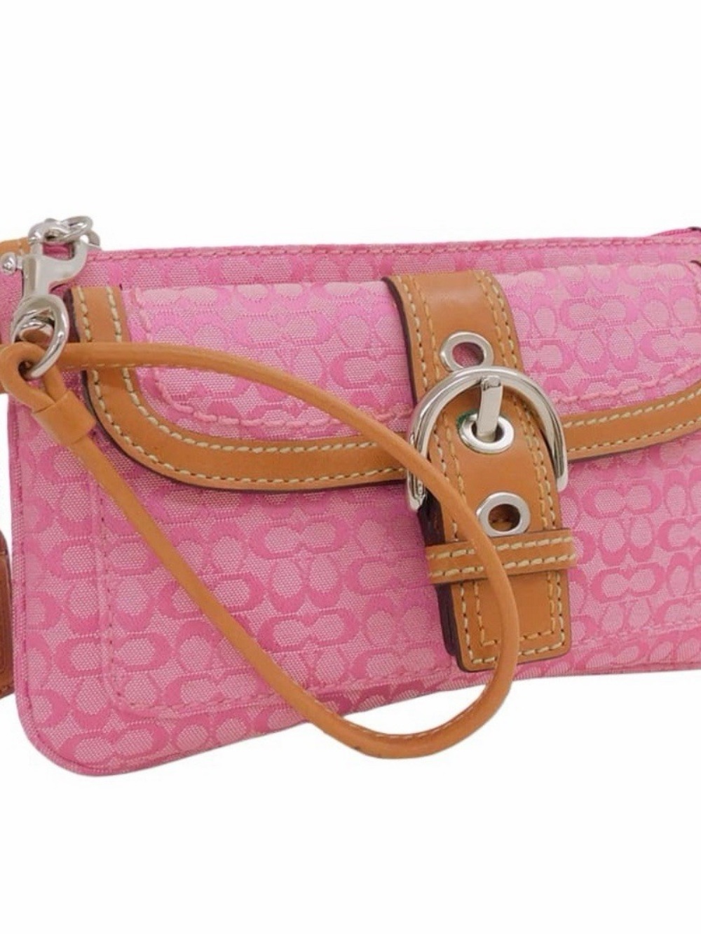 (Looking) Coach pink wristlet wallet